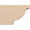 Ekena Millwork 4in. W x 8in. H x 12in. L Alpine Woodgrain TimberThane Rafter Tail, Primed Tan RFTUR04X08X12ALPRCPR - alternate 2